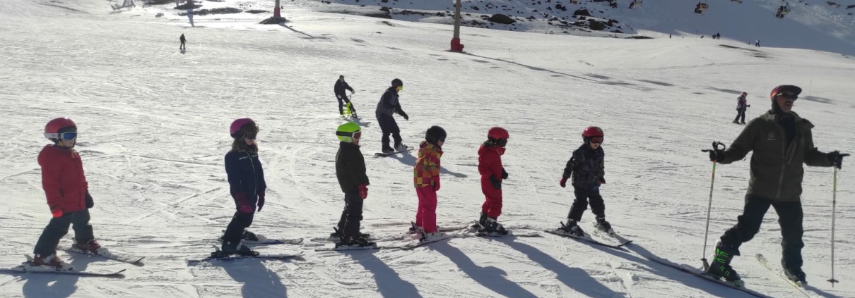niños ski
